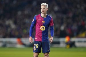 阿斯报：奥尔莫右大腿内收肌受伤，周五将接受进一步检查